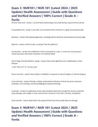 Health Assessment Exam Guide: Key Terms and Definitions for Nursing Students