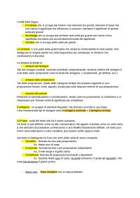 Livelli della lingua - gramatyka kontrastywna sem V
