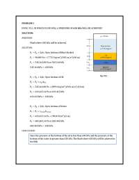 Fluids Assignment 2 – Hydrostatics