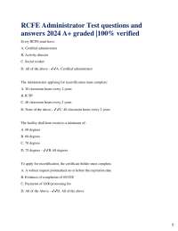 RCFE Administrator Exam Prep: 2024 Q&A Guide
