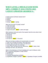 WSET Level 2 Mock Exam 2025: Updated with Correct Solutions