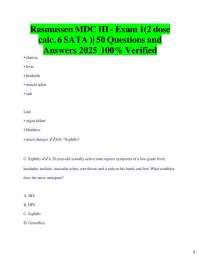 Medical Notes: Syphilis, BPH, Kidney Injury, and Cancers Overview