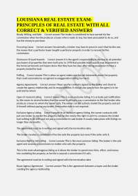 Real Estate Brokerage: Key Concepts and Agreements