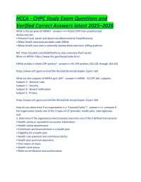 HCCA - CHPC Study Exam Questions and Verified Correct Answers latest 2025–2026.pdf