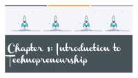 Chapter 1 – Introduction to Technopreneurship