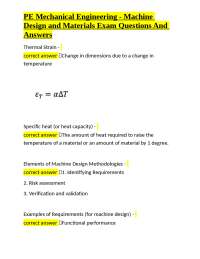 Key Concepts in Engineering Design and Analysis
