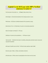 Asphalt Mix Specifications and Testing: Key Definitions and Requirements