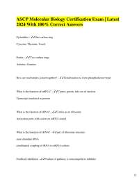 Molecular Biology: DNA, RNA, and Nucleic Acid Analysis