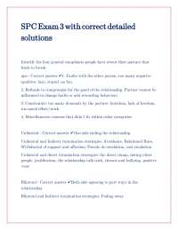 Relationship Dynamics: Conflict Resolution and Termination Strategies