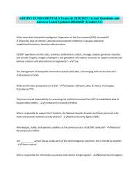 Geospatial Intelligence (GEOINT) Fundamentals: Operations, GIS, and Analysis