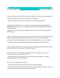 Geographic Information Systems (GIS) & Geospatial Intelligence (GEOINT) Overview
