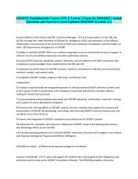 GEOINT Roles, Responsibilities, and Support Functions