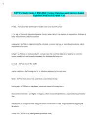 NAVTA Study Guide 3 2024/2025 | Actual Questions and Answers Latest  Updated 2024/2025 (Gr