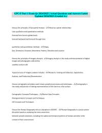 Geospatial Intelligence (GEOINT) Principles and Analytical Techniques