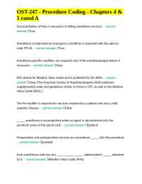 Procedure Coding: Q&A on Anesthesia and Surgical Procedures