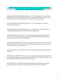 FMF Warfare: Marine Aviation Study Guide 2024/2025