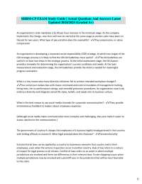 SHRM-CP Exam Study Guide: Questions & Answers 2024/2025