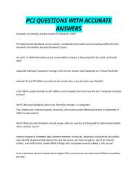 PCI DSS Compliance: Key Questions and Answers