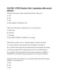 VTNE Practice Test: Veterinary Technician Exam Questions and Answers
