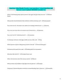 American Allied Health Practice Exam Q&A: Phlebotomy and Blood Collection