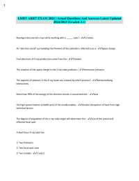 LMRT ARRT Exam Prep: Questions and Answers 2024