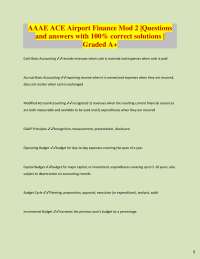 Airport Finance: Key Concepts, Budgeting, and Auditing
