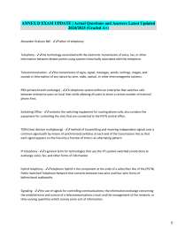 Telephony Technologies: Key Concepts and Definitions (2024/2025)