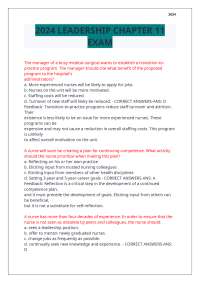 2024 LEADERSHIP CHAPTER 11 EXAM