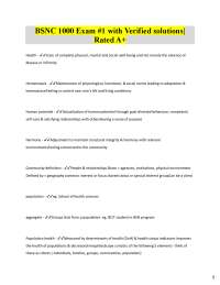 Population Health Exam Notes: Key Concepts and Definitions