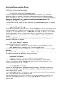 La crisi della narrazione