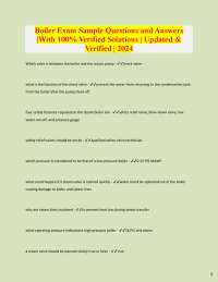 Boiler Exam Questions and Answers: Practice for Certification