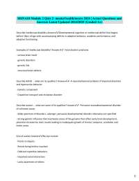 Neurology and Mental Health Quiz: Key Concepts and Definitions