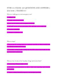 NURS 551 EXAM| 203 QUESTIONS AND ANSWERS | 2025-2026 | GRADED A+