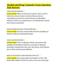 Alcohol and Drug Counselor Exam: Q&A for Certification Prep