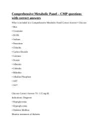 Comprehensive Metabolic Panel (CMP) Guide: Lab Values and Clinical Significance