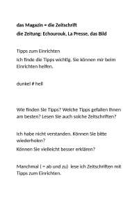 Lehrwerk Menschen Niveau A2