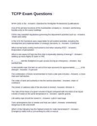 TCFP Firefighter Exam Q&A: NFPA 1001 and Safety Protocols