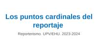 reporterismo tema uno