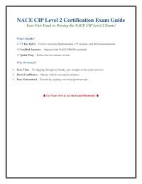 NACE CIP Level 2 Exam Guide: Key Questions & Answers (2024/2025)