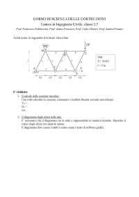 Elaborato 2 - 2025 NUOVO - Travatura reticolare - SCIENZA DELLE COSTRUZIONI - Ing Civile