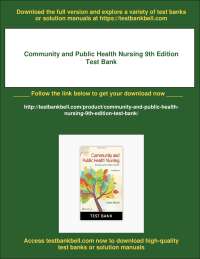 community health nursing