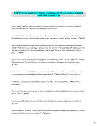 FMF Core Practice Test: Marine Corps Knowledge Review 2024/2025