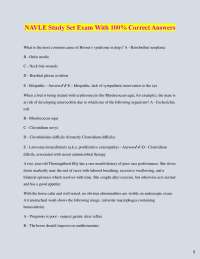 NAVLE Study Set Exam With 100% Correct Answers What is the most common cause of Horner's s