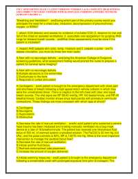 TNCC 10th Edition Exam 3: 200 Questions & Answers for Trauma Nursing