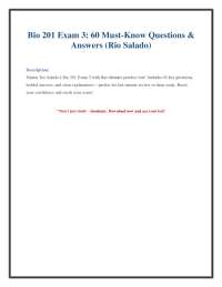 Rio Salado Bio 201 Exam 3 – Full Practice Test with Answers