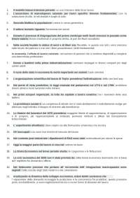 Paniere di STORIA DELLE ISTITUZIONI ECONOMICHE E DELLE POLITICHE DEL LAVORO