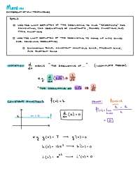 Differentiation Techniques: Shortcuts and Rules for Derivatives