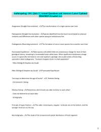 Anthropology 101: Quiz 3 - Key Concepts and Q&A for Exam Prep