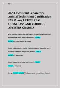 ALAT Certification Exam Prep: Latest Questions and Answers