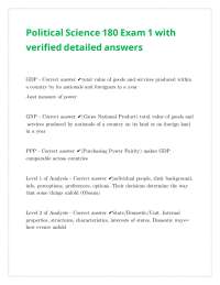 Political Science Exam 1 Review: Key Concepts & Theories